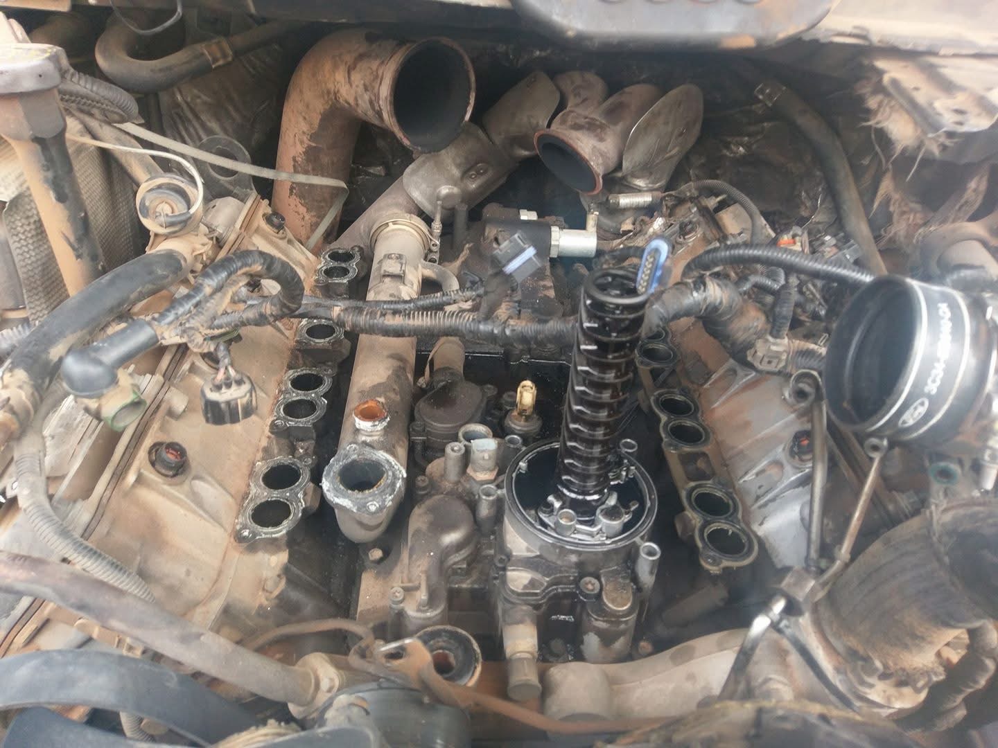 Diesel engine teardown